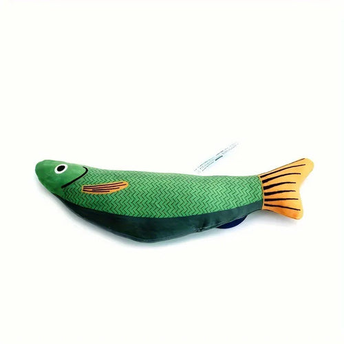 Cat Toy 3D Simulation Fish Catnip Toys Interactive Plush Kitten Cat