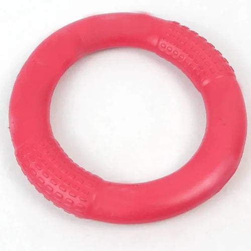 1pc Orange Dog Toys Pet Flying Disk Training Ring Puller EVA