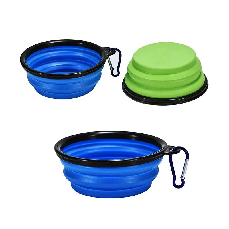 350mL Pet Folding Bowl Dog Supplies Outdoor Travel Portable Bowl